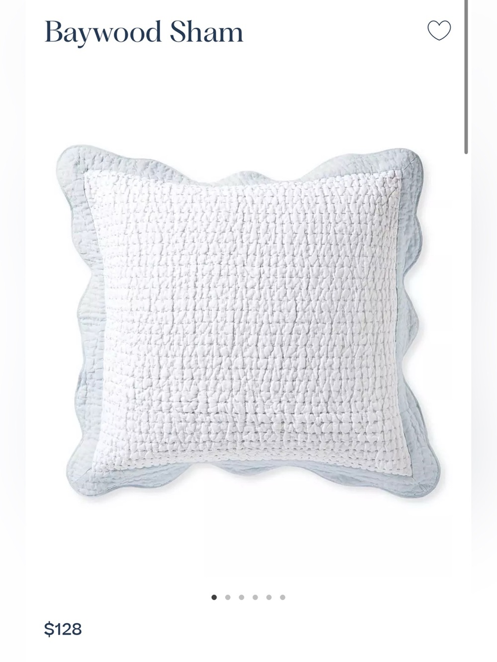 Serena and Lily Baywood Quilted Euro Sham